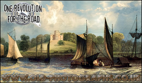 Grays Thurrock : Belmont Castle from the Thames [Thomas Wright, The History and Topography of the County of Essex 1831]