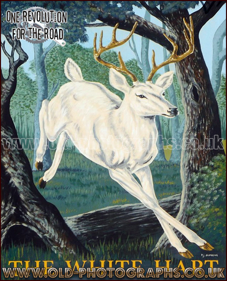 Grays : Inn Sign of the White Hart [August 2019]