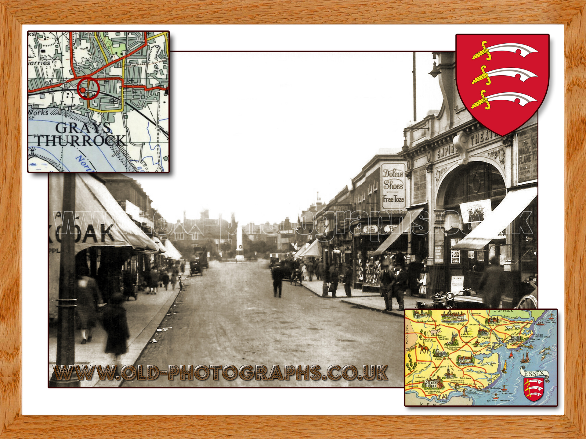 Grays Thurrock : High Street with Empire Theatre [c.1928]