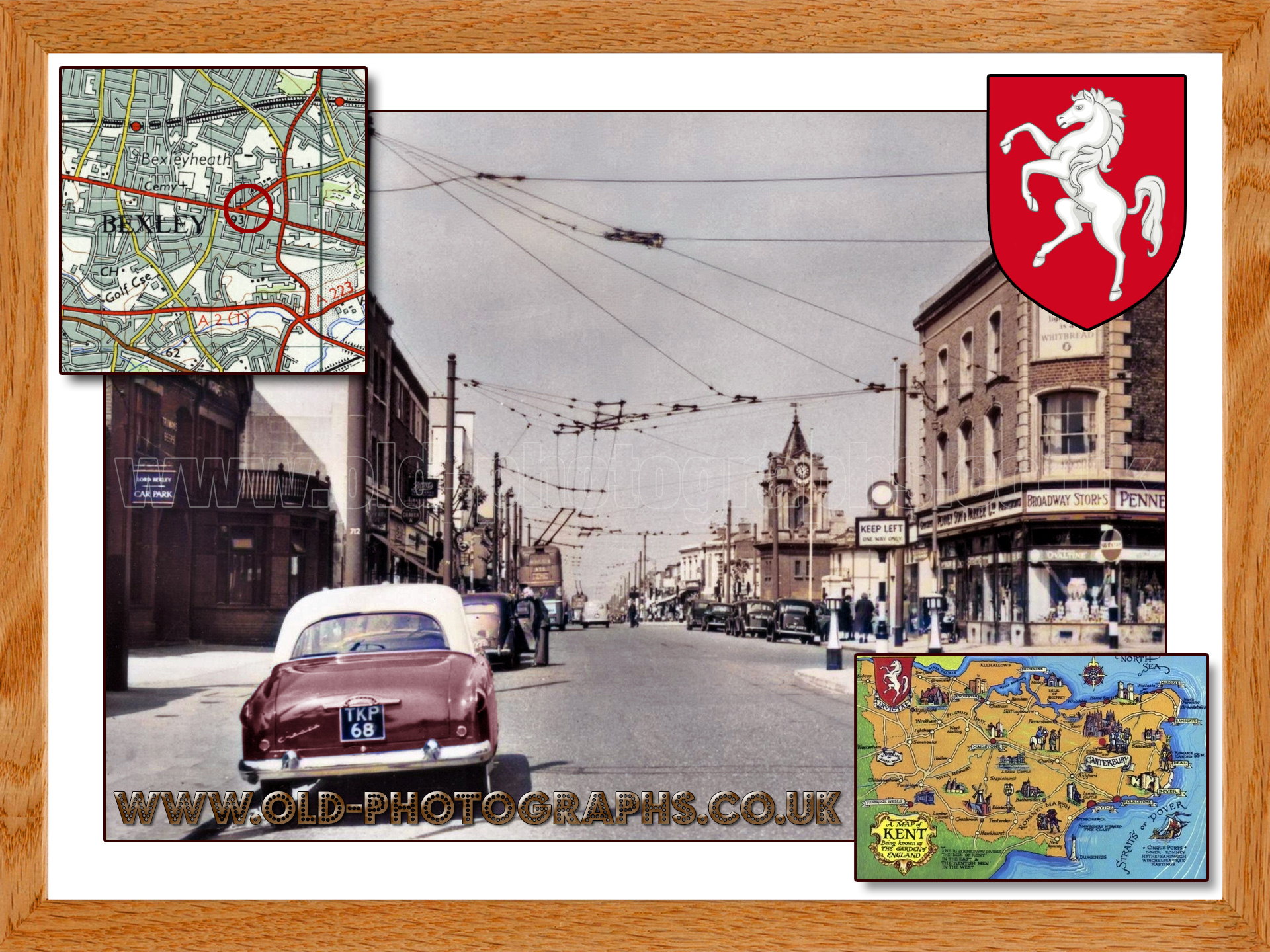 Bexley Heath : The Broadway [c.1956]