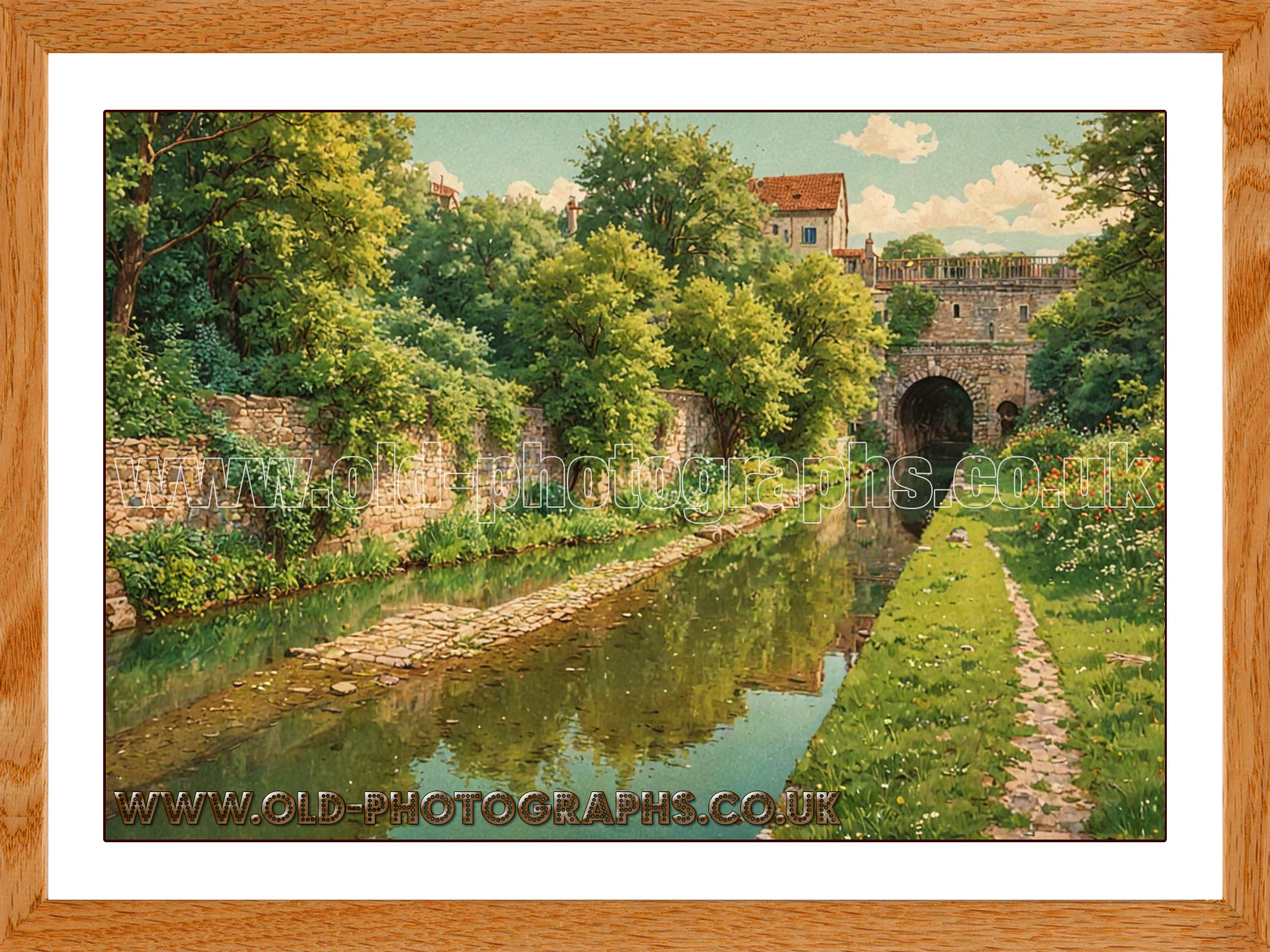 Painting : Gorsty Hill Tunnel for Dudley Canal No.2 connecting Halesowen and Old Hill