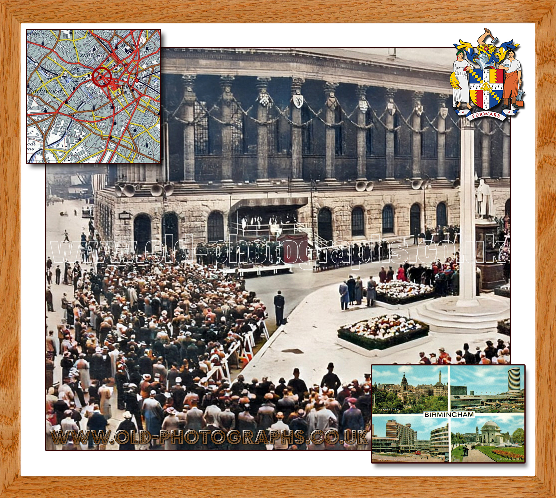 Birmingham : Centenary Service for the Charter of Incorporation held in Victoria Square [July 1938]