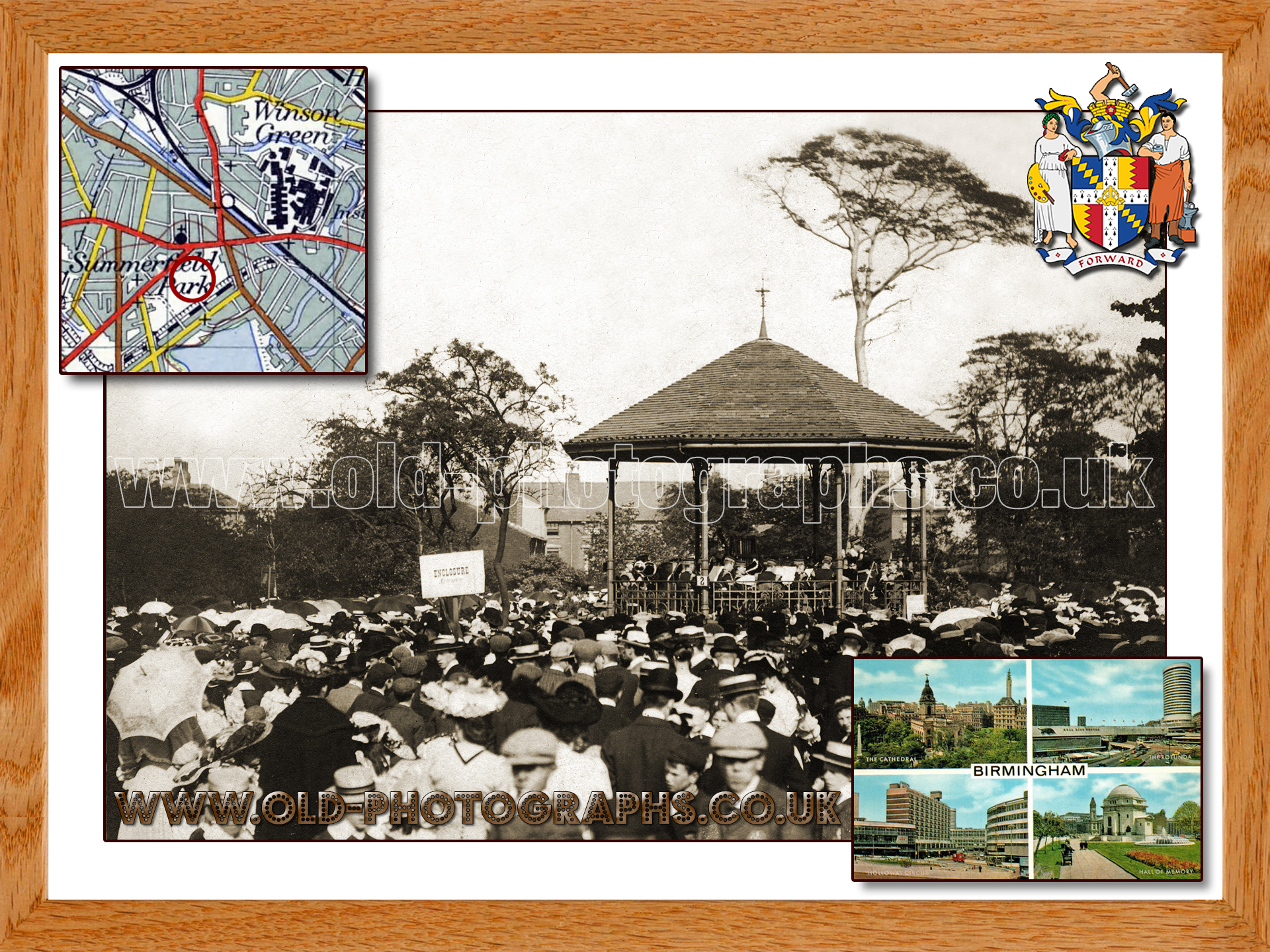 Birmingham : Band of Hope Union Gala at Summerfield Park in Winson Green [c.1905]
